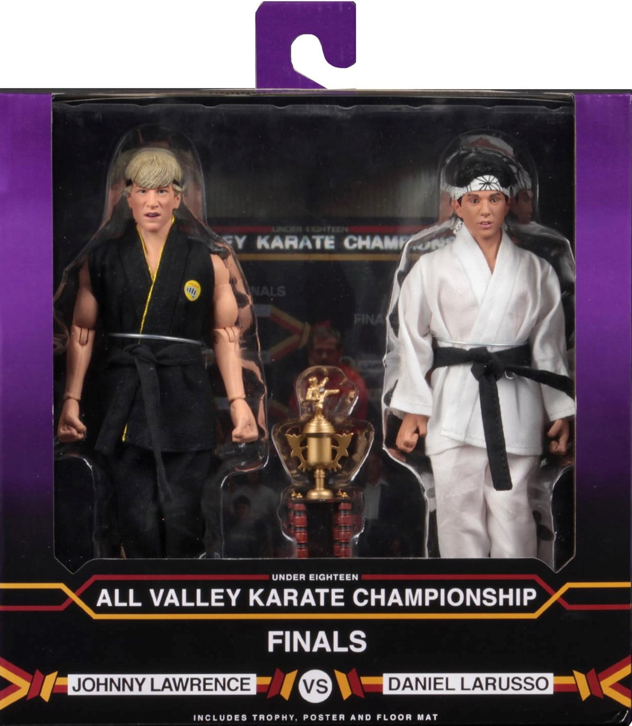 NECA The Karate Kid 1984 Clothed Action Figures Tournament 2 Pack