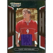 Tatu Pecorari Jsy Card 2008 Donruss Sports Legends Materials Mirror Red #98