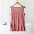 thumbnail image 4 of Tank Tops For Women Ladies Casual Loose Chest Pad Suspenders Yoga Bottom Shirt Ladies Vest Camisole Tops For Women, 4 of 7