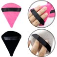 thumbnail image 4 of LinenLoon 4 Pcs Puff Poudre Maquillage Triangle Mélangeur Puff Humide Sec Outil avec Sangle pour Poudre Libre, 4 of 5