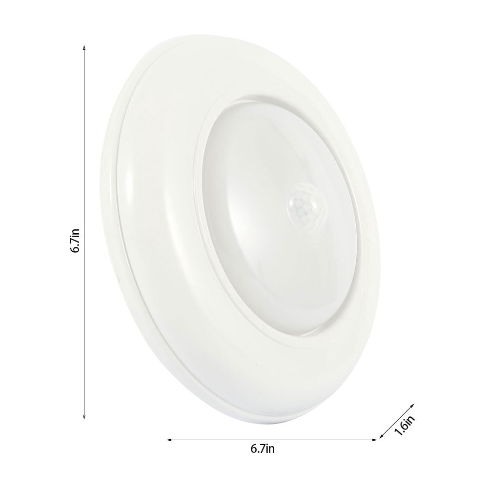 Keyohome 17 LEDs Wireless Battery Powered Motion Sensing Indoor LED Ceiling Light (without Battery)