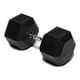 thumbnail image 1 of Mancuerna Hexagonal 95 Lb con Revestimiento en Goma MDFitness Pesa, Dumbbell MDFitness Hexagonal Recubierta, 1 of 6