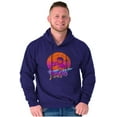 thumbnail image 5 of Street Fighter Vintage Ryu Sunset Unisex Plus Size Hoodie Brisco Brands 4X, 5 of 6