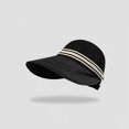thumbnail image 4 of Sun Protective Ladies Baseball Cap for Face Coverage Wide Brim Bucket Hat Black Shield Style Day Outdoor Activities, 4 of 5