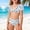 White, variant on Girls 2 Piece Swimsuit Short Sleeve Crop Top Girls Bathing Suit with Chest Pad Girls Bathing Suits Size 8-9 Years