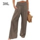 thumbnail image 5 of Pantalones sueltos Sonducket de Algodón y lino Vintage Café XXXL, 5 of 5