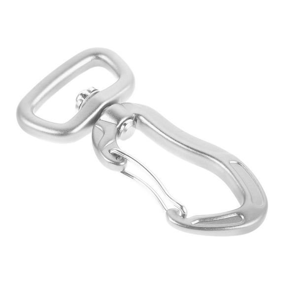 BESTYASH Rotating Lockable Aluminum Carabiner Clip for Outdoor Climbing Dog Leash and Keychain