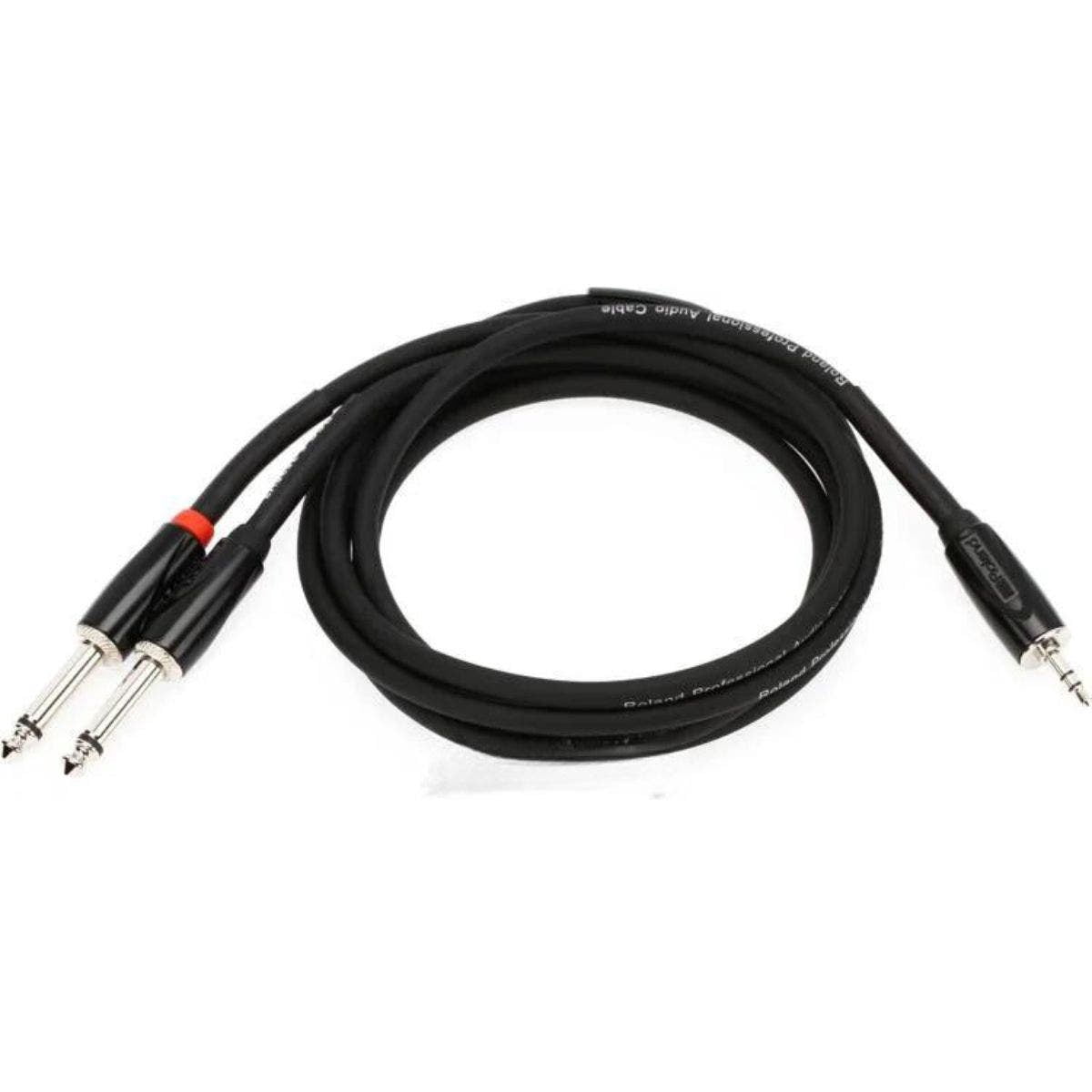 Roland Splitter Interconnect Cable, TRS to Dual 1/4-inch, 5'