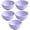 Purple, variant on HomeKingdee Wheat Straw Dessert Bowls - Unbreakable Snack Bowls - Mini Bowls For Ice Cream,Snack And Fruits - Microwave & Dishwasher Safe Appetizer Bowl Sets