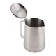 thumbnail image 1 of Jarra para Espumar Leche, Taza De Espumador De Acero Inoxidable De 600 Ml con Tapa para Leche, Café, Capuchino Y Arte Latte, 1 of 4