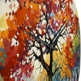 thumbnail image 5 of Designart "Maple Melody Orange and Yellow Maple Tree" Landscapes Oversized Wall Clock, 5 of 5