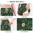 thumbnail image 6 of FORMRS Womens Swim Shorts Mesh Liner Quick Dry Casual Beach Board Bottom with Pockets, Sizes S-2XL, Green Forest Pattern, 6 of 9