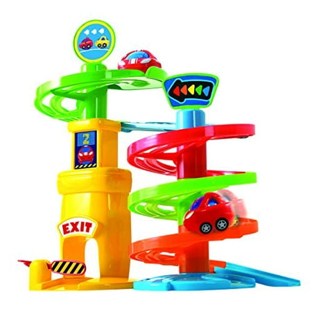 Playgo My City Car Park Playset For Toddlers City Play Mat