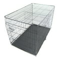 thumbnail image 2 of Zimtown 48" Flodable Metal Dog Crate with Plastic Tray Black, 2 of 9