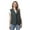 Gray, variant on Supermarket Uniform Vest Zipper Volunteers Event Vest Unisex Waistcoat-Red-M