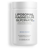 Codeage Liposomal Magnesium Bisglycinate Chelate Mineral Supplement, Phospholipids, 120 ct