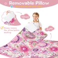 thumbnail image 3 of Pioneer Flower Floral Print Pattern Toddler Nap Mats for Kids Preschool,Sleeping Mat Bag or Kids,Toddler Sleeping Bag,Toddler Nap Mat or Daycare, 3 of 6