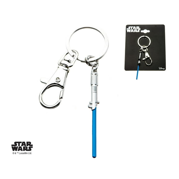Blue Luke Skywalker's Lightsaber Steel Key Chain