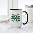 thumbnail image 4 of CafePress - Golf Pro In Training - 15 oz Ceramic Large White Novelty Mug, 4 of 4