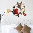 thumbnail image 4 of Metal Bird Silhouette, Metal Round Wall Decoration Wall Sticker for Living Room Bedroom Office, Yellow, 4 of 5