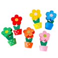 thumbnail image 2 of Clip De Madera Con Forma De Flor Y Dibujos Animados Funcional Tarjeteros Clips Para Notas Porta Mensajes Y Clips Para Fotos Artesanía De Madera Hecha A Mano, 2 of 8