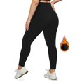 thumbnail image 3 of CCRFTGI PLus size womens leggings Butt Lifting High Waist Workout Gym Yoga Pants Sport Active Leggings Athletic Tummy Control Compression Leggings Black 4XL, 3 of 3