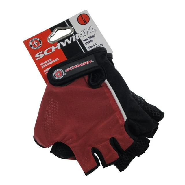 Guantes Cortos Ciclista Talla L Rojo SW-5116PK Schwinn