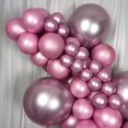 thumbnail image 4 of 100 Pack Chrome Metallic Pink Balloons Different Sizes 18 12 10 5 Inch KIRIKOU Party Balloons for Birthday Valentines Baby Shower Bridal Wedding Party Decors, 4 of 5