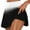 Black, variant on Womens 2 in 1 Pleated Running Shorts Casual Summer Athletic Tennis Skirt Workout High Waisted Gym Golf Skorts Activewear