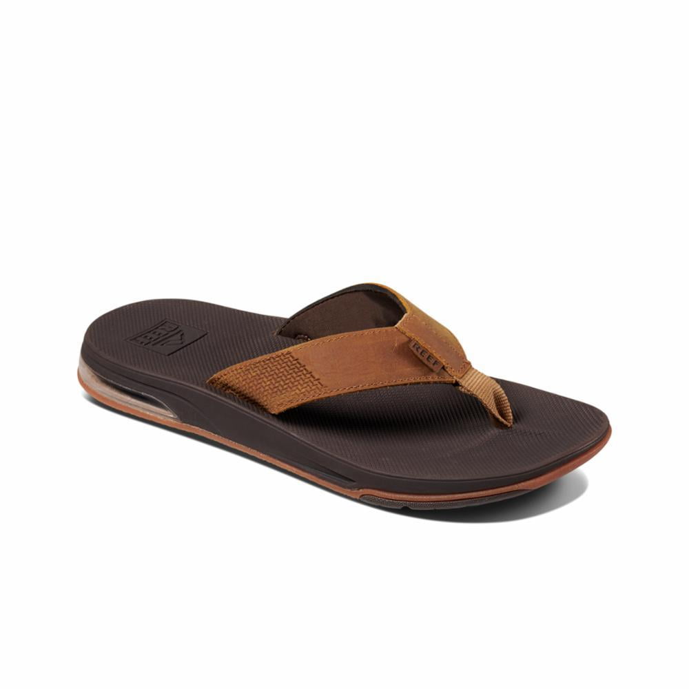 leather fanning reef sandals 