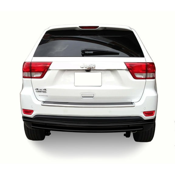 Black Horse Rear Bumper Guard Double Layer Black Compatible with 2011-2021 Jeep Grand Cherokee (Excl. Limited X, High Altitude, Summit, SRT, SRT8, Trackhawk and Trailhawk)-CRDL-JEJ101B