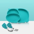 thumbnail image 6 of NIBOLOG Strong Suction Kids Plate Food Grade Silicone Animal Shape Baby Divided Bowl for Kitchen, 6 of 8