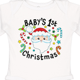 thumbnail image 4 of Inktastic Baby's 1st Christmas Santa with Candy Canes Boys or Girls Long Sleeve Baby Bodysuit, 4 of 5