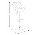 thumbnail image 3 of Picket House Furnishings Baltimore Adjustable Swivel Bar Stool Set, 3 of 11