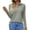 04#Light Gray, variant on Womens Long Sleeve Polo Shirts Business Work Casual V Neck Collared Tops Button Down Loose Fit Tees Shirts Saffron S
