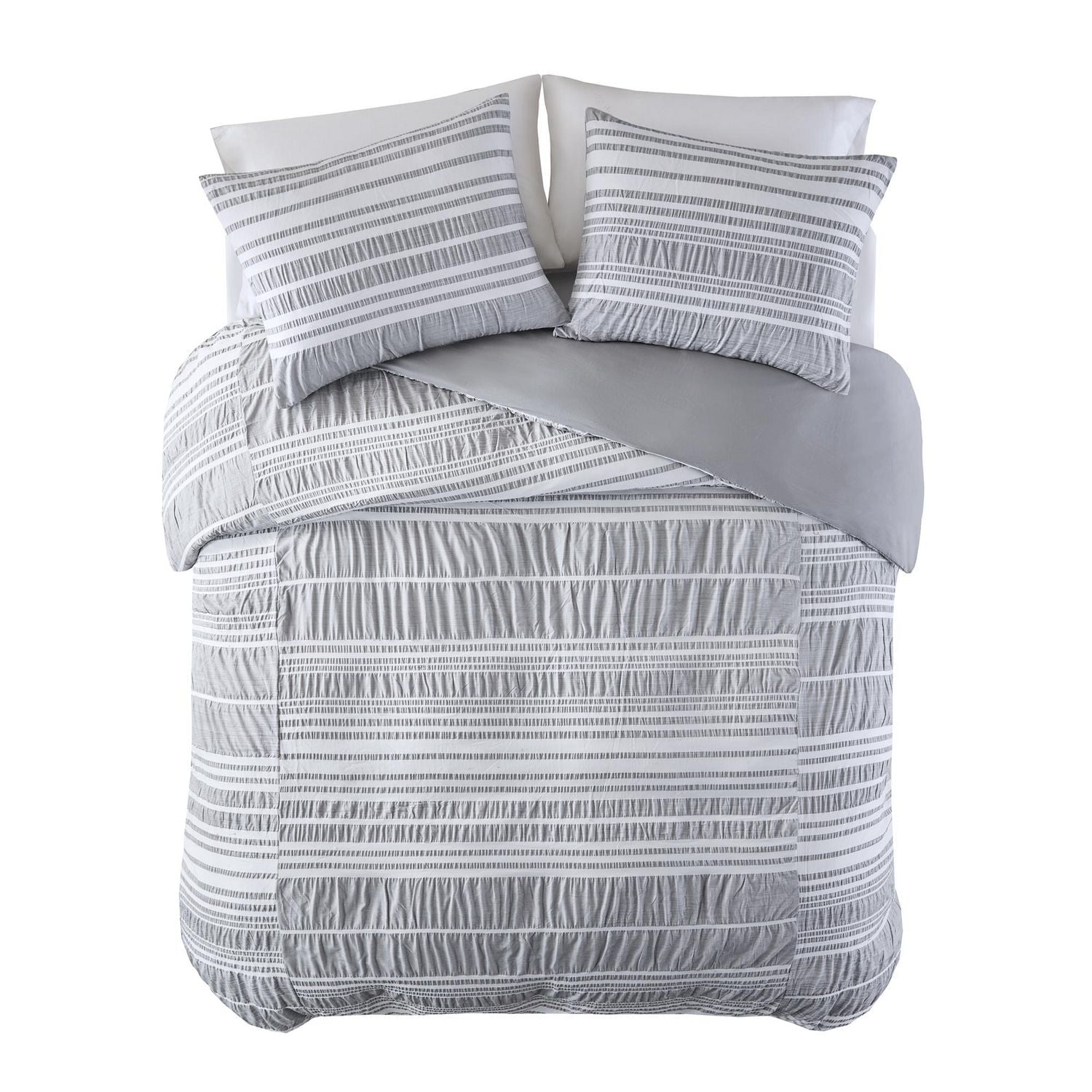 Home Trends Lumi 3pc Duvet Cover Set, Double/Queen, King