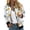 White02, variant on Jackets for Women Lightweight Transition Floral Print Aviator Jacket Fall Zipper Jackets Fashion Long Sleeve Windbreaker with Pockets White S