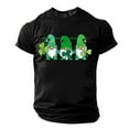 thumbnail image 2 of lcziwo Mens St Patricks Day T Shirts Funny and Cute Gnome Graphic Tees 2025 Spring Summer Casual Crew Neck Short Sleeve Blouses Weekly Deals,Black,XXL, 2 of 6