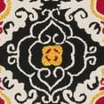 thumbnail image 3 of SAFAVIEH Four Seasons FRS417A Black / Ivory Rug, 3 of 4