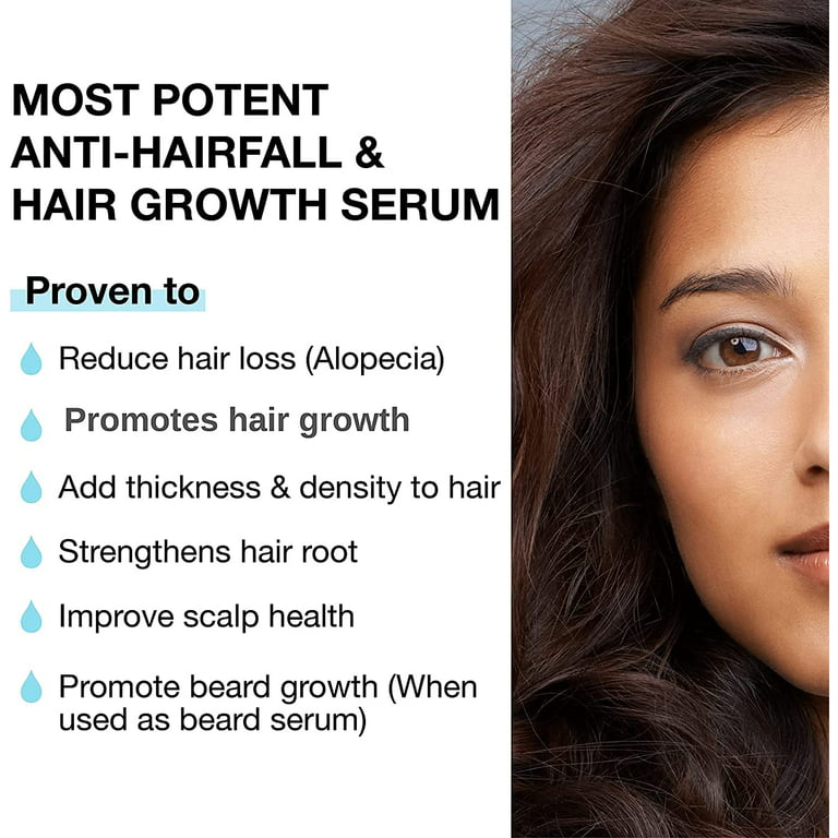 Hair growth actives 18% for reducing hairfall & promoting healthy hair  growth - Hair Serum with Capixyl, Redensyl, Propcapil