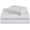 White Solid, variant on 4 Piece Luxury Bed Sheet Set - 600 Thread Count - 100% Egyptian Cotton - 15" Deep Pocket - Hotel Quality Bed Sheet Set - Queen Size - White Stripe