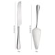 thumbnail image 3 of Juego de 2 cuchillos y cubiertos de acero inoxidable para tartas | Cubiertos con acabado pulido para bodas, fiestas y festividades | Elegante caja de regalo incluida, 3 of 3