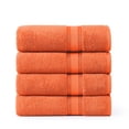 thumbnail image 1 of Juego de toallas de baño LANE LINEN Luxury Tiger Lily 100% algodón x4, 1 of 8