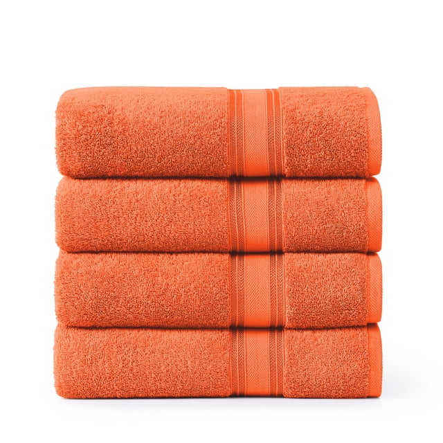 Juego de toallas de baño LANE LINEN Luxury Tiger Lily 100% algodón x4