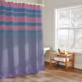 thumbnail image 6 of Abstract Gradient Fabric Shower Curtain for Bathroom Stripe Texture Waterproof Polyester Bath Curtain with 12 Hooks Washable Shower Curtain with Grommets 72"x72", 6 of 9