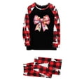 thumbnail image 4 of Penkiiy Matching Christmas Pajamas For Family Xmas Holiday Pjs Elf Plaid Sleepwear Outfit Sets For Women/Men/Couples/Adult 2XL Red, 4 of 6