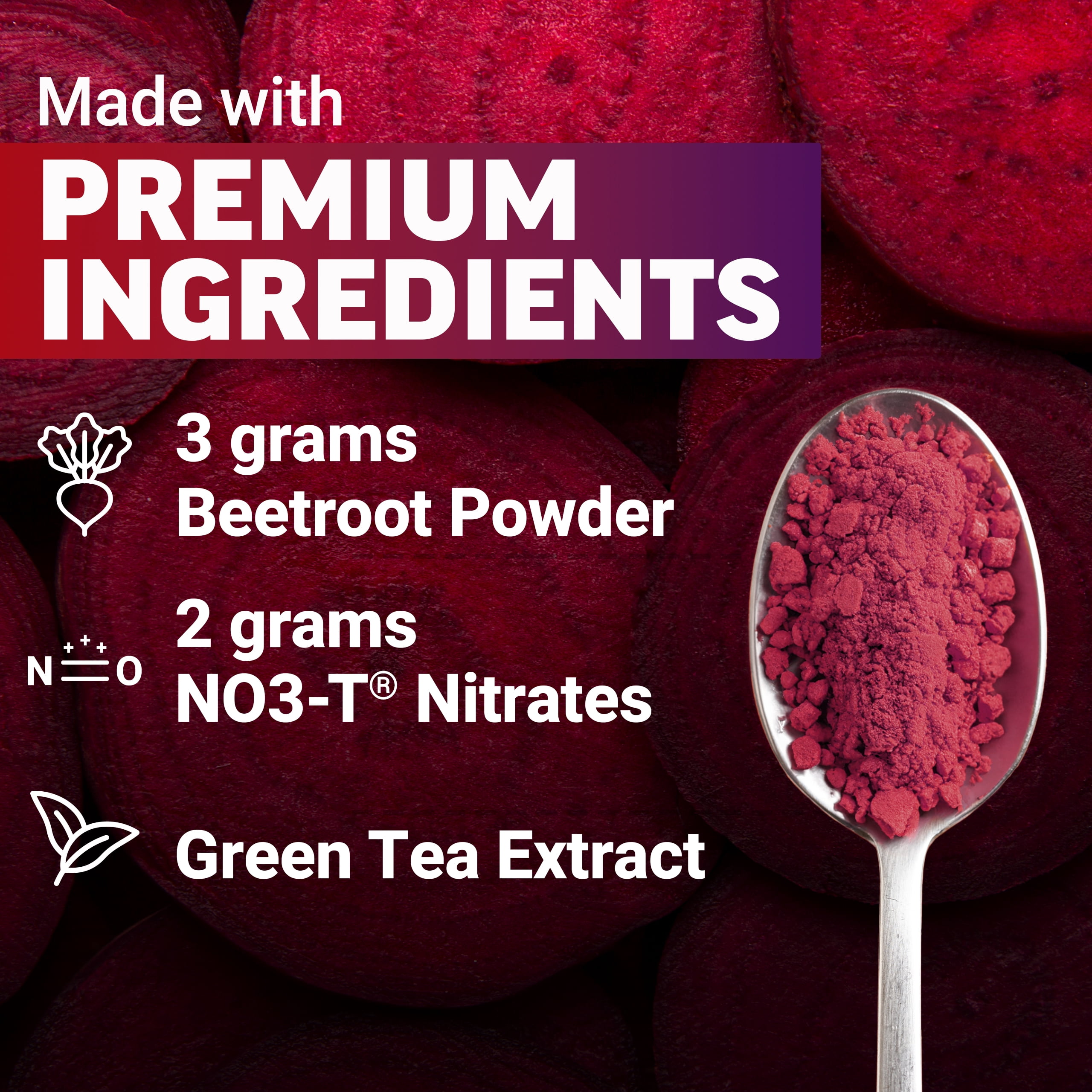 Force Factor Total Beets Energy, Beet Root Powder with Green Tea to Boost Nitric Oxide, Energy, Stamina & Blood Flow, Pomegranate Berry, 30 Servings