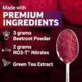 thumbnail image 4 of Force Factor Total Beets Energy, Beet Root Powder with Green Tea to Boost Nitric Oxide, Energy, Stamina & Blood Flow, Pomegranate Berry, 30 Servings, 4 of 12