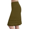 thumbnail image 2 of Sentmoon Slips for Under Dresses Non Cling Elastic Waist Womens Skirt Streetwear Solid Color Lace Regular Fit Tennis Skirts for Women with Shorts for Summer and Hot Weather S-3XL, 2 of 7