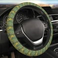 thumbnail image 6 of KLL Car Steering Wheel Cover, Universal 15 inch, Soft Elastic and Comfortable,Car Accessories Decorations Botanical Garden With Cats, 6 of 6